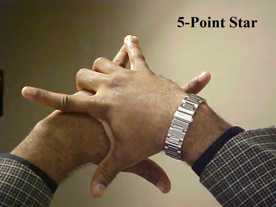 5 point star gang sign