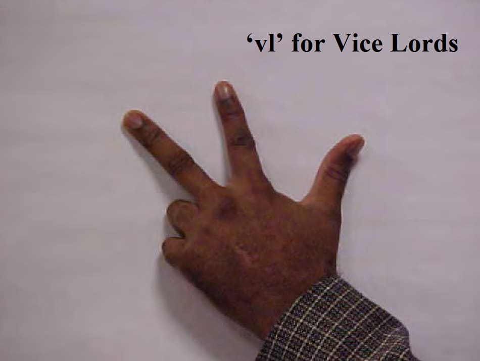 Vice Lords Gang Sign