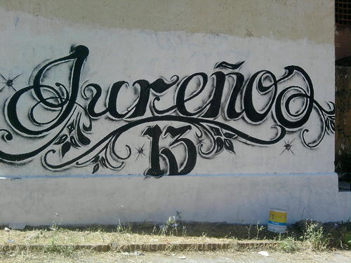 Surenos black color graffiti